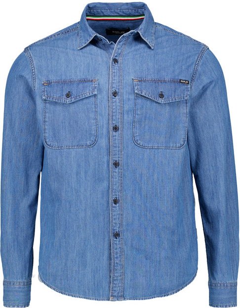 Replay Herren Hemden blau