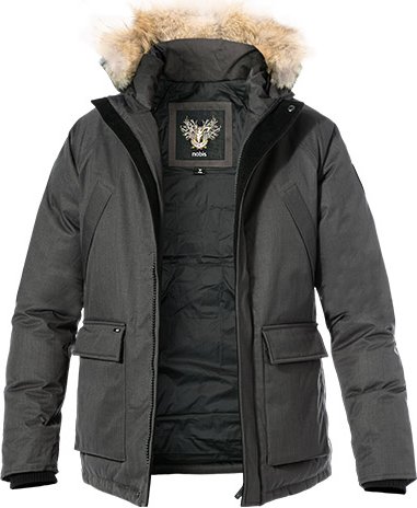 Thumbnail - NOBIS Herren Daunenjacke grau unifarben