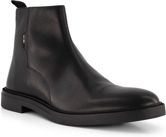 BOSS Black Herren Schuhe schwarz Glattleder