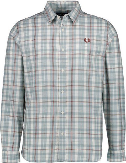 Fred Perry Herren Hemd grün kariert