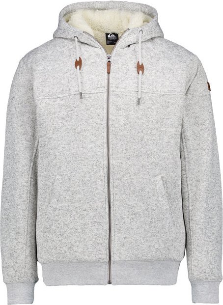 Thumbnail - Quiksilver Herren Strickjacke grau unifarben