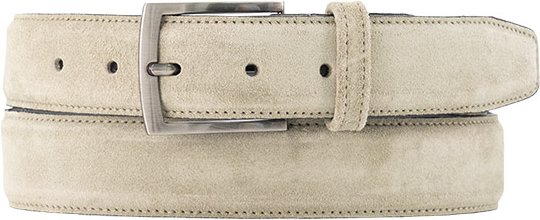 Floris van Bommel Herren Gürtel grün Nubuk