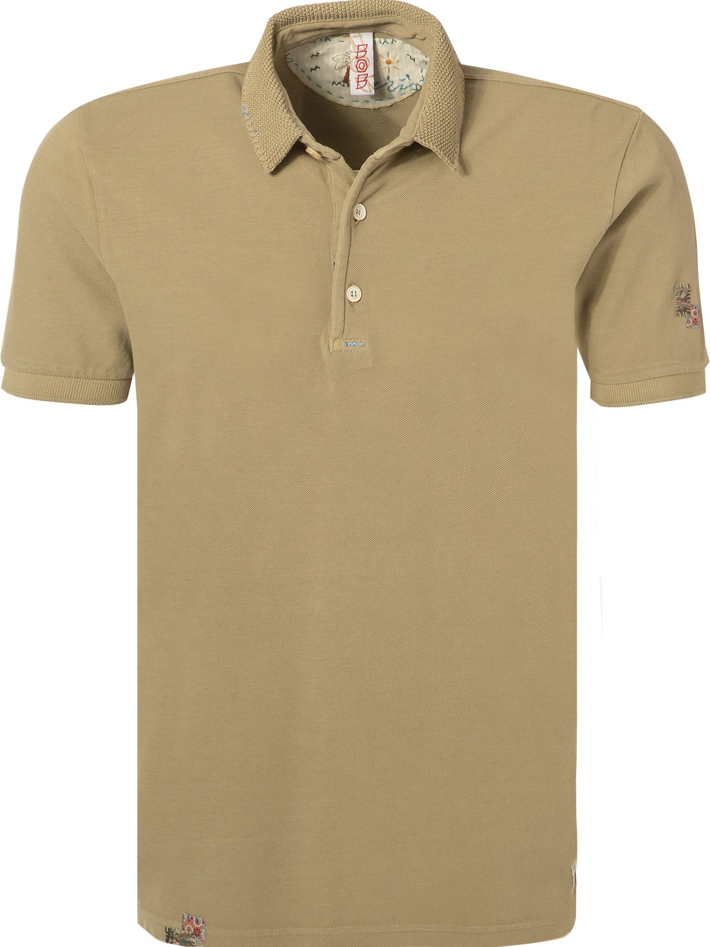 BOB Herren Polo-Shirt braun