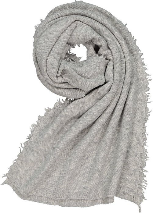 Eagle Herren Schal grau Schur-Wolle