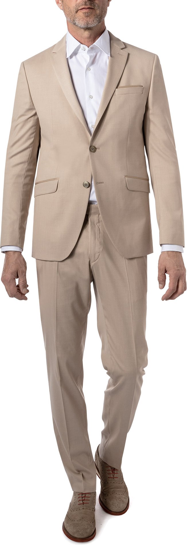 Thumbnail - HECHTER PARIS Herren Anzug beige