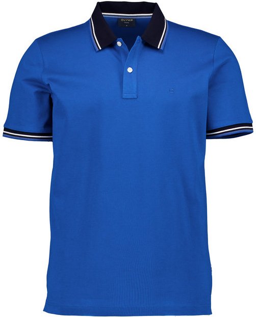Thumbnail - OLYMP Herren Polo-Shirt blau