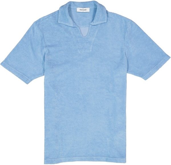 Gran Sasso Herren Polo-Shirt blau