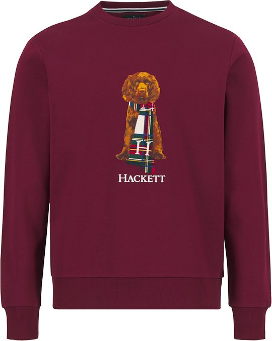 HACKETT Herren Sweatshirt rot Classic Fit