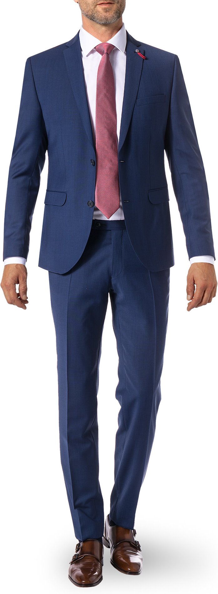 Thumbnail - CG Herren Anzug blau Slim Fit