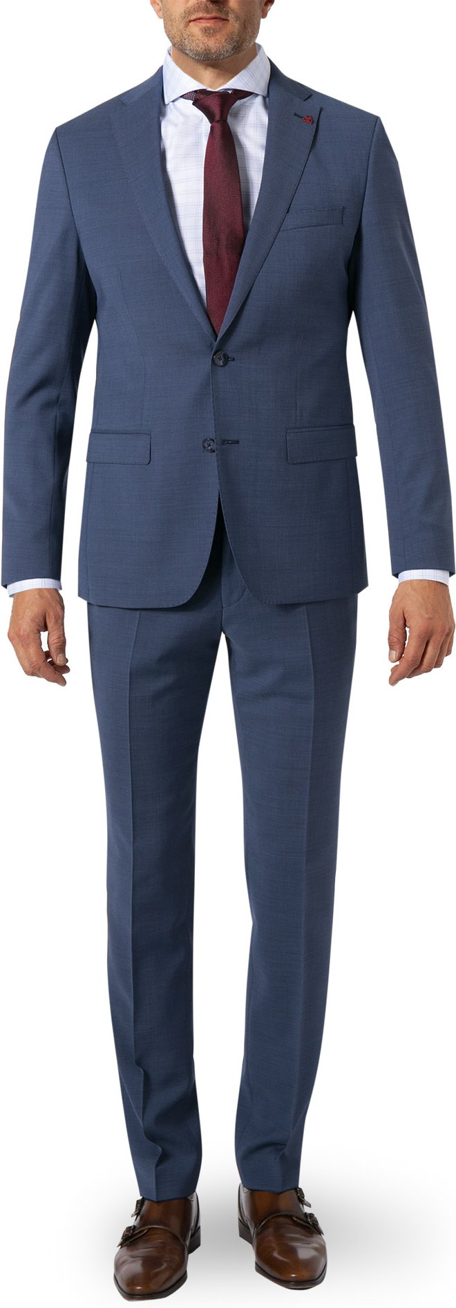 ROY ROBSON Herren Anzug blau Slim Fit