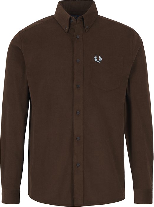 Fred Perry Herren Hemd braun