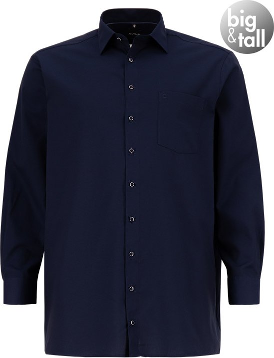 OLYMP Herren Hemd blau Comfort Fit