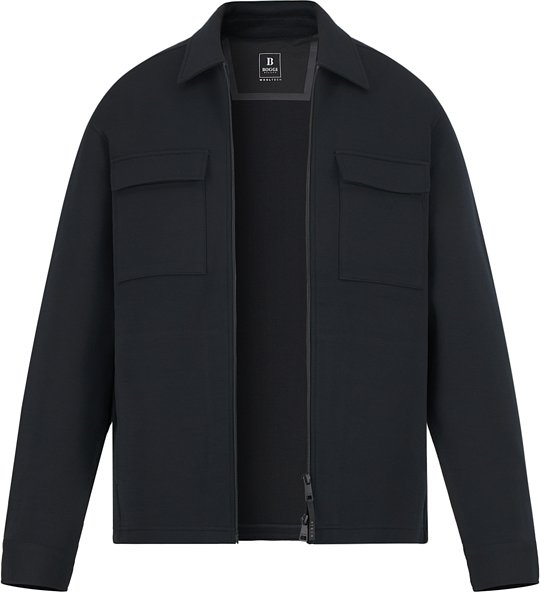 Thumbnail - BOGGI MILANO Herren Overshirt schwarz unifarben