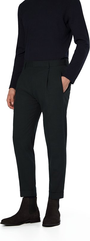 Strellson Herren Hosen grün meliert