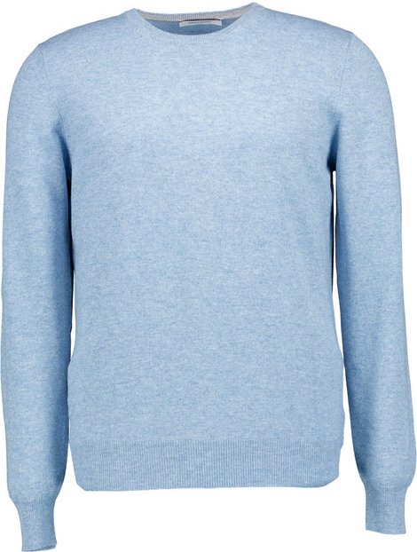 Thumbnail - Gran Sasso Herren Pullover blau unifarben