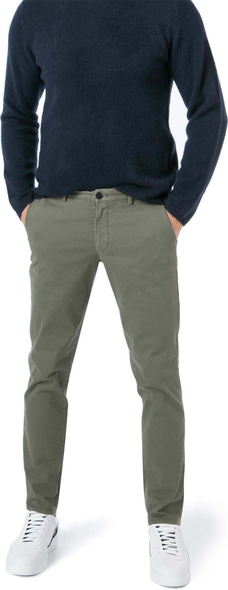 HILTL Herren Hosen grün Slim Fit
