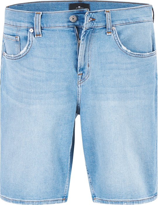 7 for all mankind Herren Jeansshorts blau