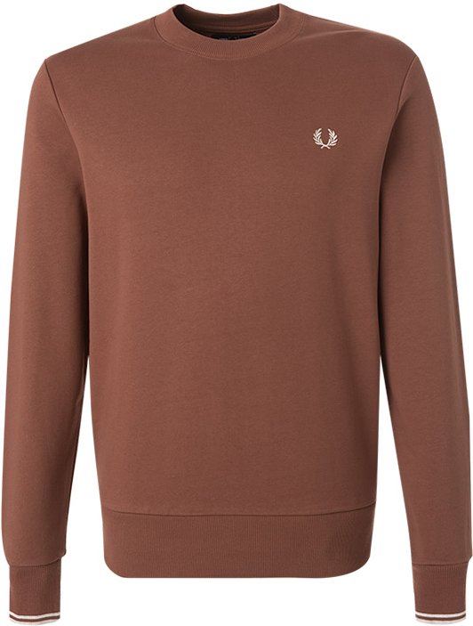 Fred Perry Herren Sweatshirt braun unifarben