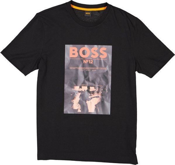 BOSS Orange Herren T-Shirt schwarz