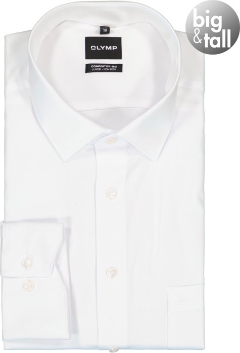 OLYMP Herren Hemd weiß Comfort Fit