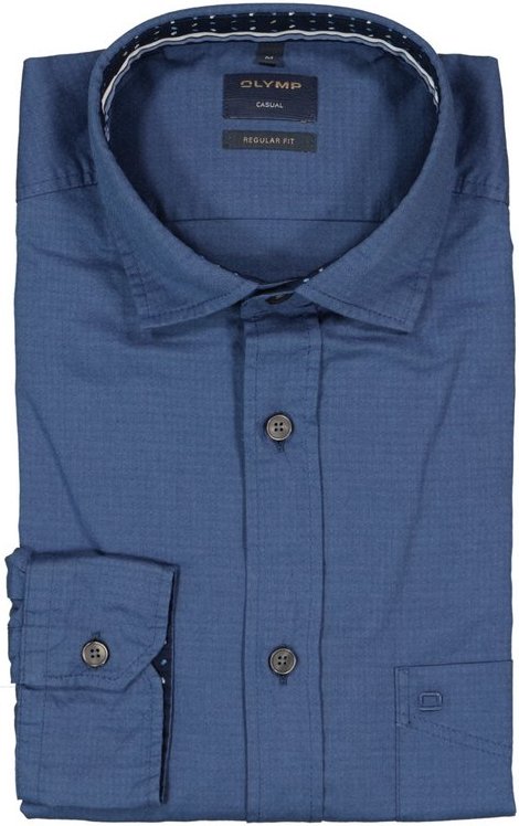 OLYMP Herren Hemd blau