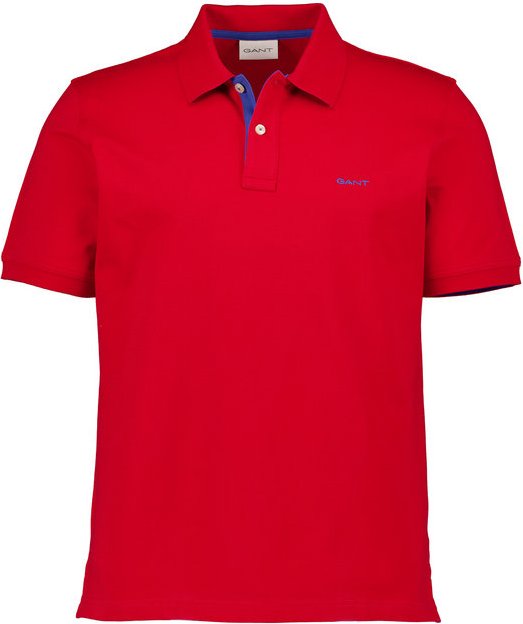 Thumbnail - Gant Herren Polo-Shirt rot