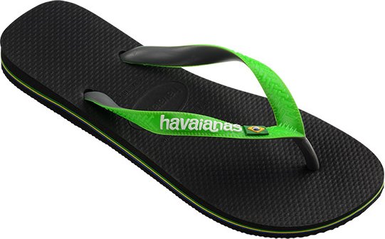 havaianas Herren Zehensandalen schwarz Gummi