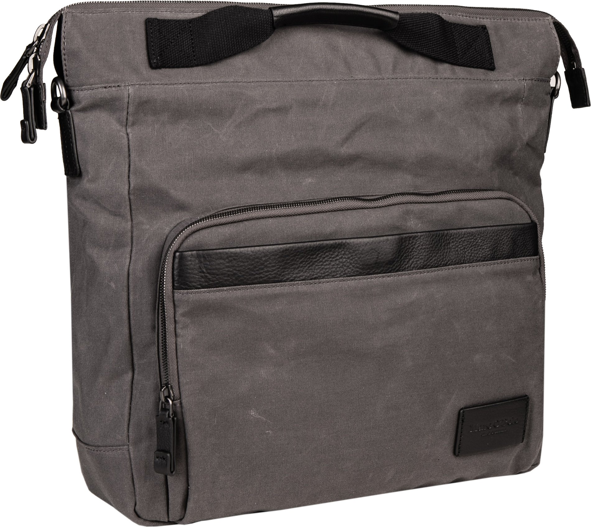 Thumbnail - Marc O'Polo Herren Shopper grau Canvas-Gewebe