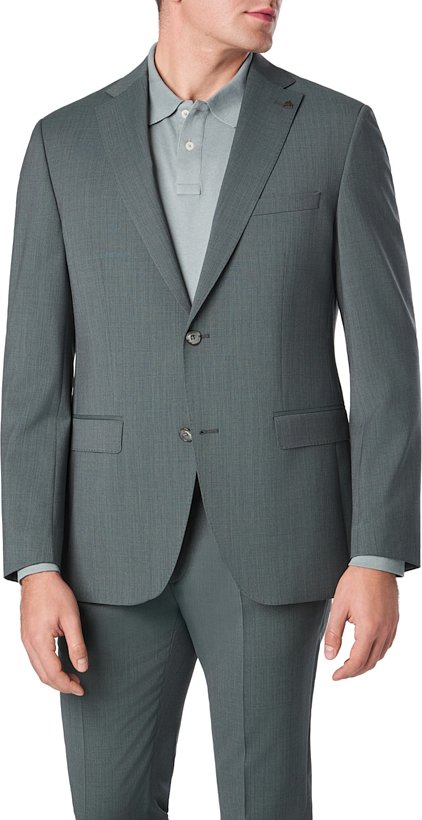 ROY ROBSON Herren Sakko grün meliert