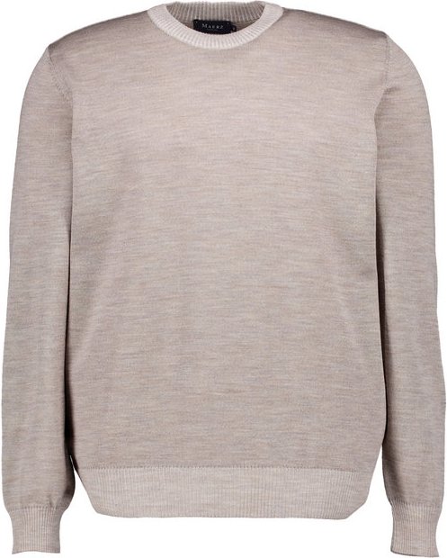 MAERZ Muenchen Herren Pullover beige unifarben