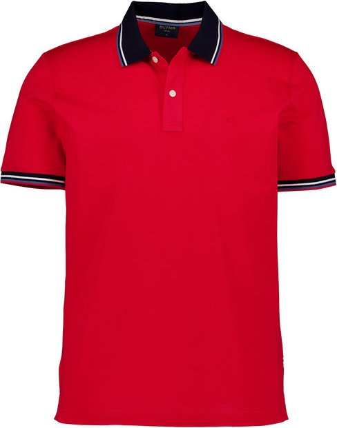 OLYMP Herren Polo-Shirt rot