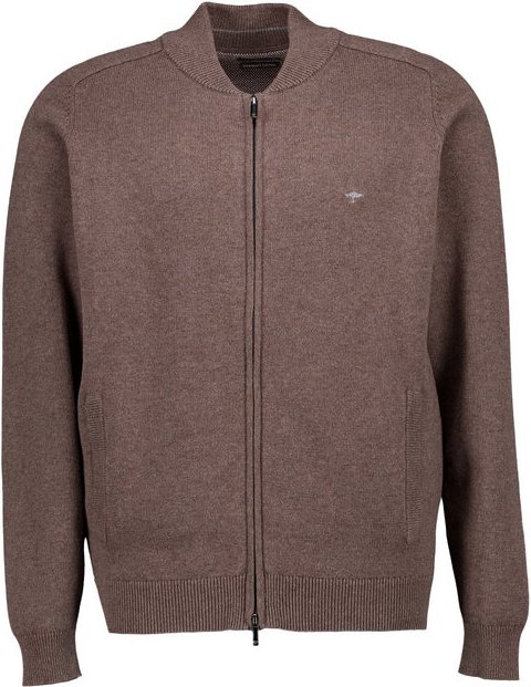 Thumbnail - Fynch-Hatton Herren Cardigan braun unifarben