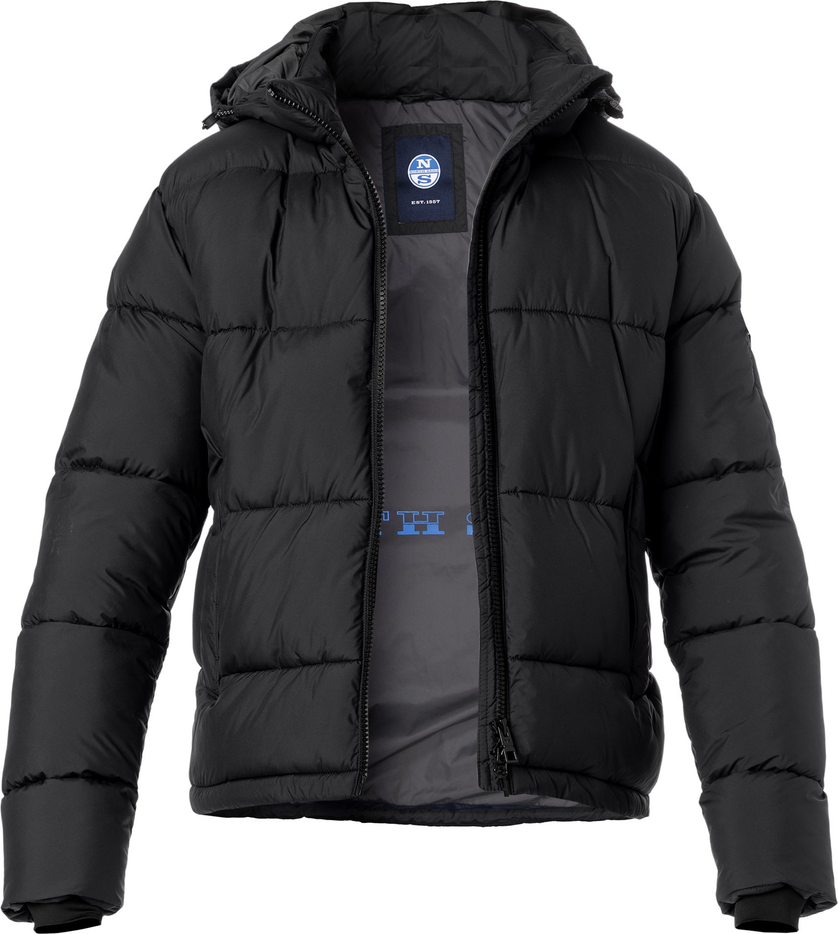 Thumbnail - NORTH SAILS Herren Steppjacke schwarz unifarben