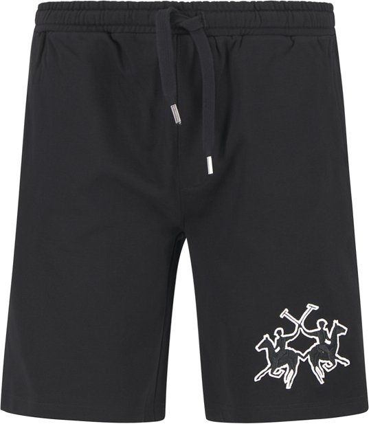 LA MARTINA Herren Sweatshorts schwarz