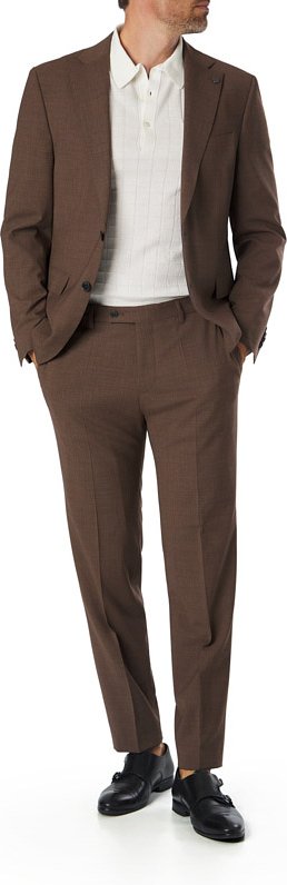 BALDESSARINI Herren Anzüge braun Slim Fit