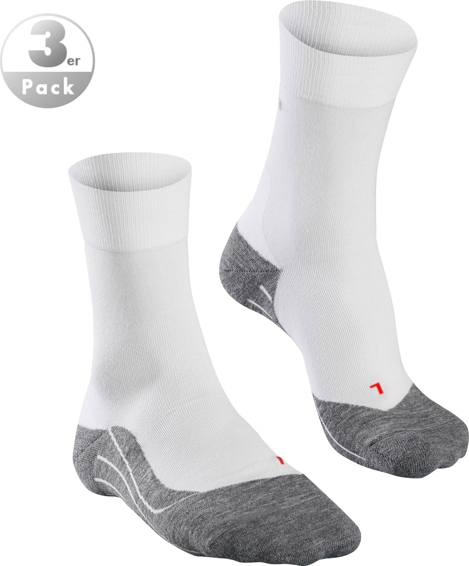 Thumbnail - Falke Herren Socken weiß Mikrofaser/Funktion unifarben