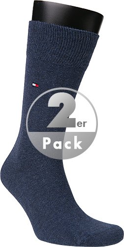 Tommy Hilfiger Herren Socken blau Baumwolle & Mix unifarben