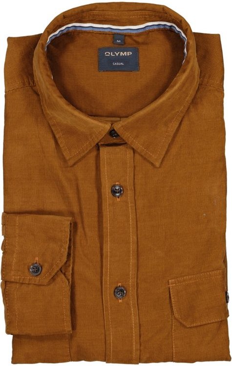 OLYMP Herren Hemd braun