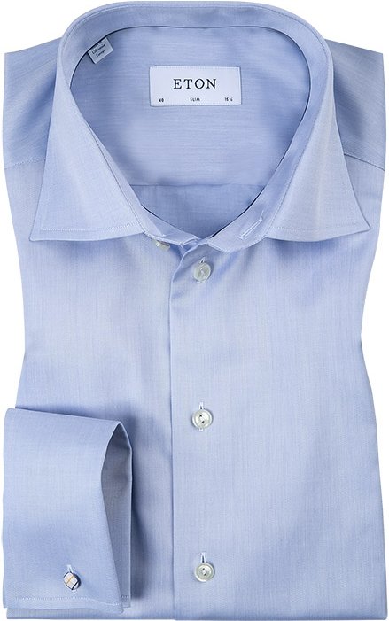 ETON Herren Hemd blau Slim Fit