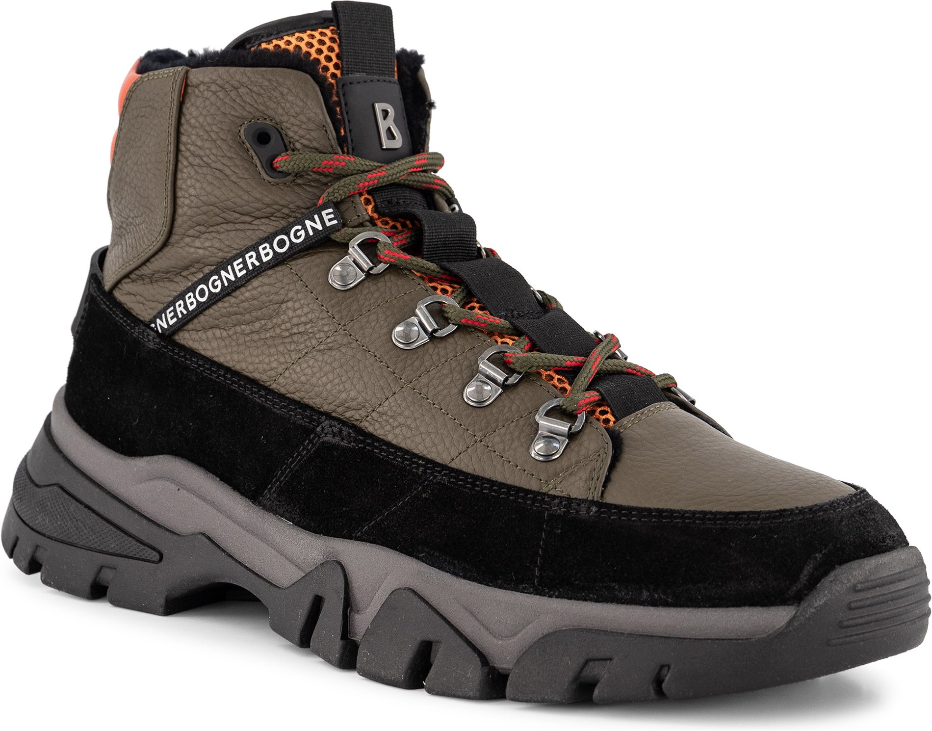 Thumbnail - BOGNER Herren Schnürschuhe grün Glattleder