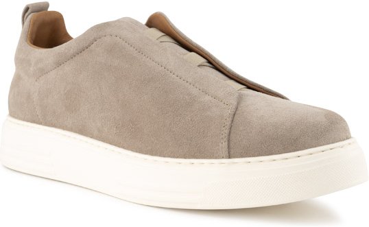 Prime Shoes Herren Sneaker beige Velours