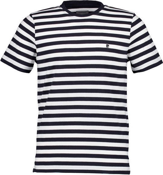 Thumbnail - Pierre Cardin Herren T-Shirt schwarz gestreift