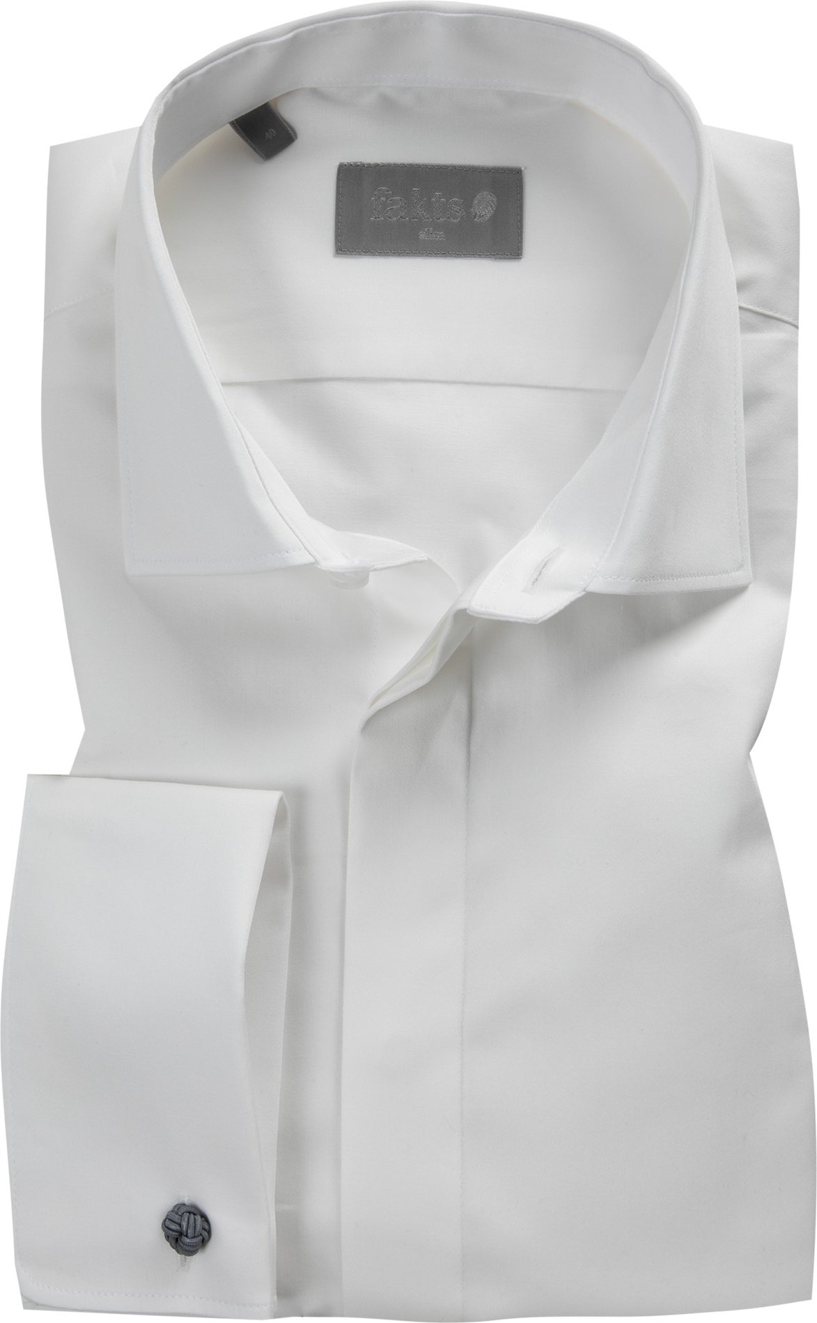 fakts Herren Hemd weiß Slim Fit