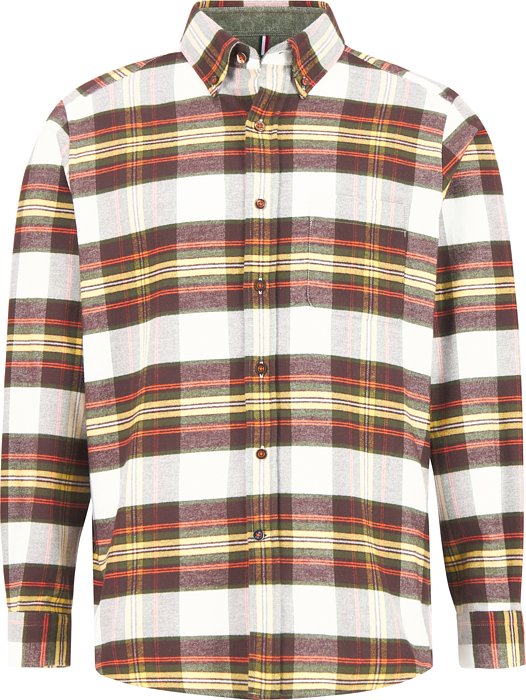 HECHTER PARIS Herren Hemd braun kariert