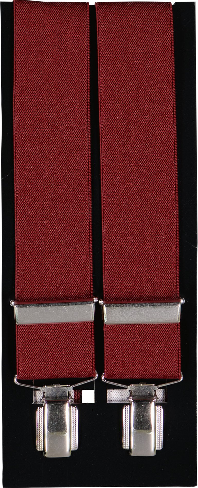 Lindenmann Herren Hosenträger rot unifarben