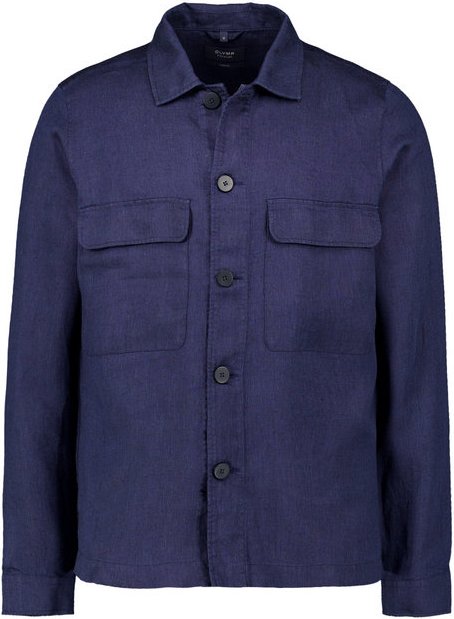 OLYMP Signature Herren Overshirt blau