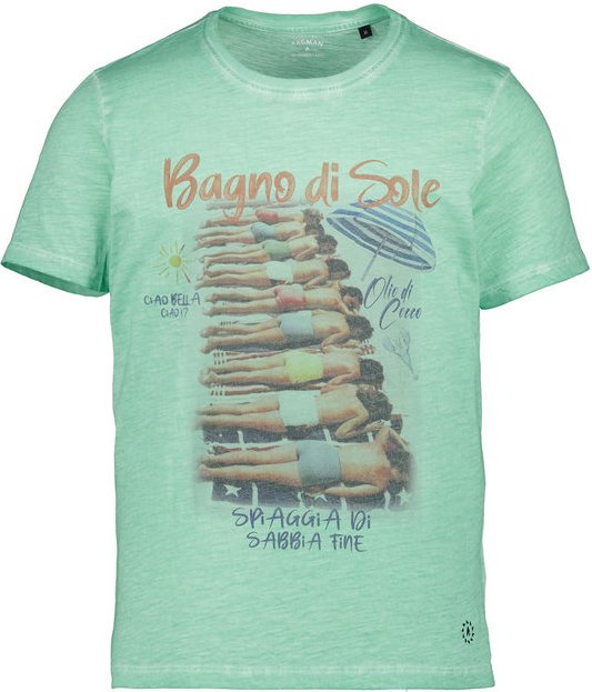 RAGMAN Herren T-Shirt grün