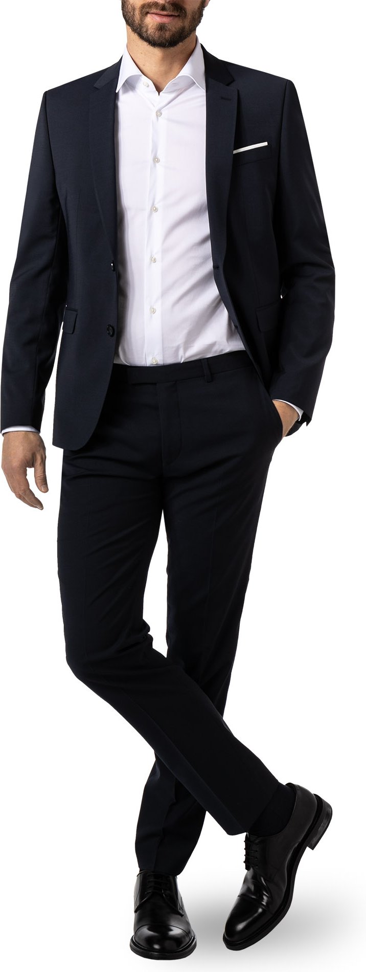 Thumbnail - DIGEL Herren Anzug blau Slim Fit