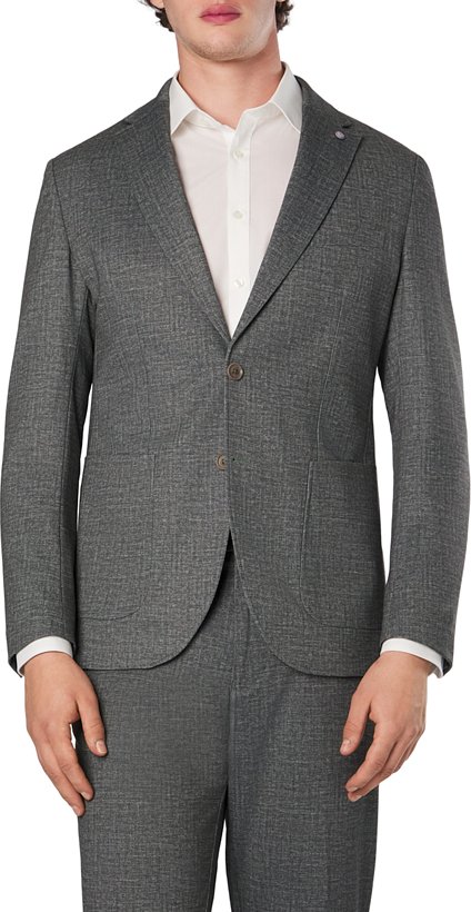 CG Herren Sakko grün meliert Slim Fit