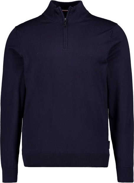 HECHTER PARIS Herren Troyer blau unifarben